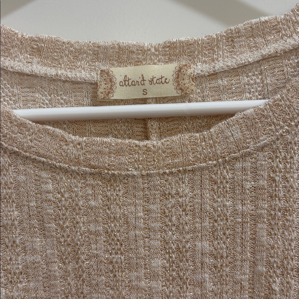 ✨Altar’d State Shimmer Blouse✨ - Picture 3 of 4